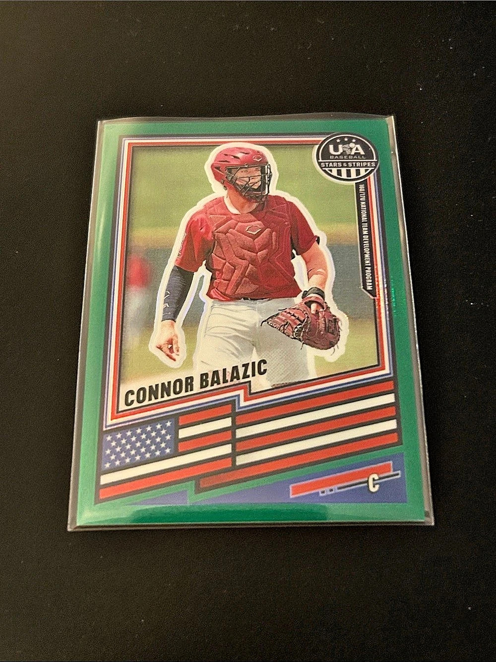 Panini 2026 Stars & Stripes Prizm Connor Balazic #191 Green Prizm